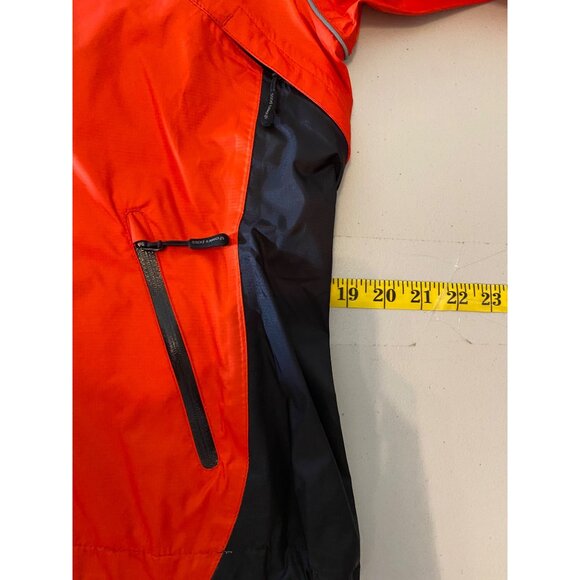 Showers Pass Waterproof Cycling Jacket Orange With Reflective Accents Medium - Picture 10 of 12